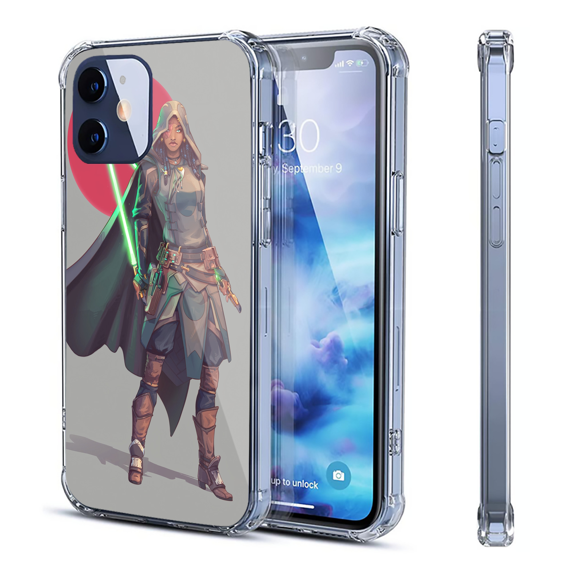 （画像用） スター・ウォーズ Star Wars 【iPhone 12シリーズ対応】透明スマホケース（クリアソフトケース）